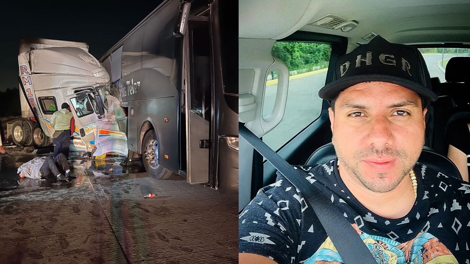 Fallece mánager de «Los Telez» tras fuerte impacto a su autobús en la Puebla-Orizaba