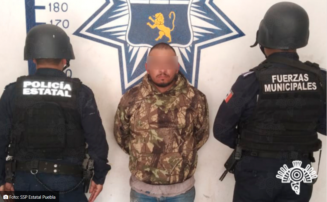 Capturan en Huauchinango a “El Panter”, presunto huachicolero