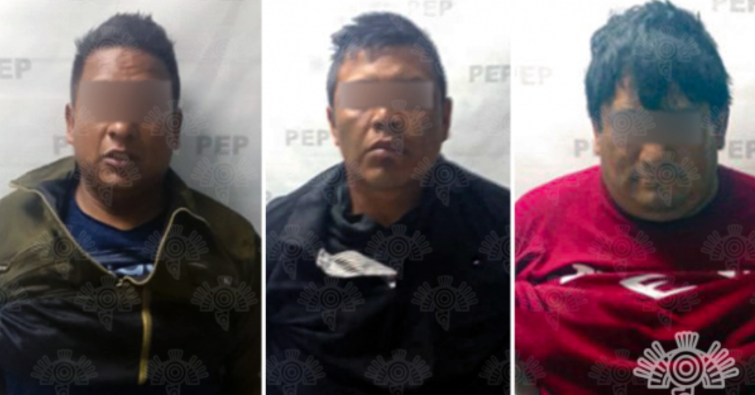 Cuautlancingo: tres sujetos arrestados en vehículo robado