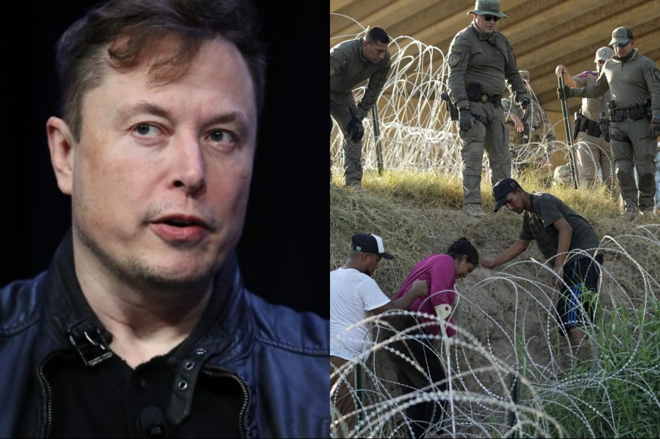 Elon Musk propone cambios en el sistema migratorio en su visita a la frontera de Estados Unidos con México
