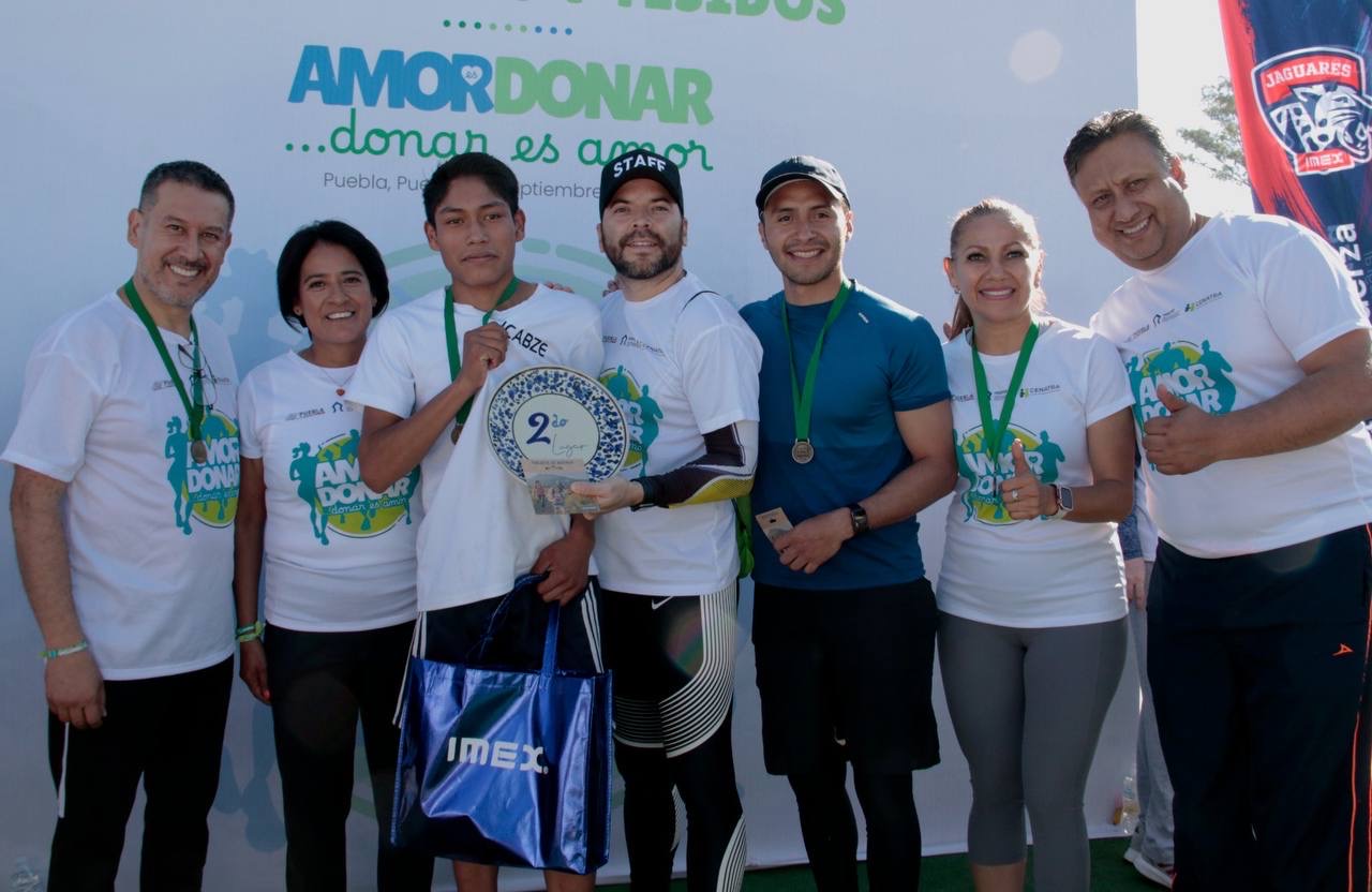 Con más de mil personas, ISSSTEP realizó segunda carrera “Amor es donar”