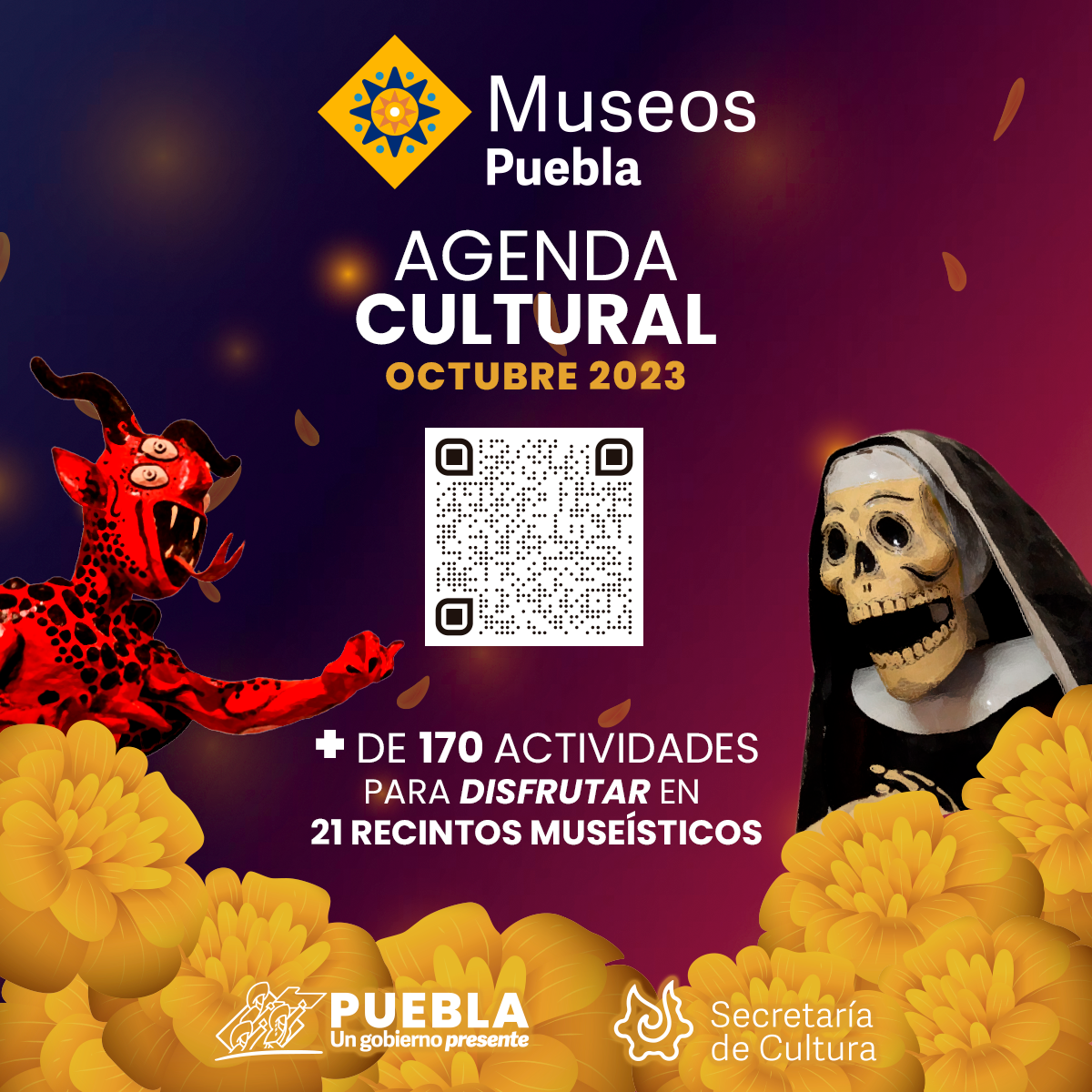 Ofrece Museos Puebla 170 actividades en octubre