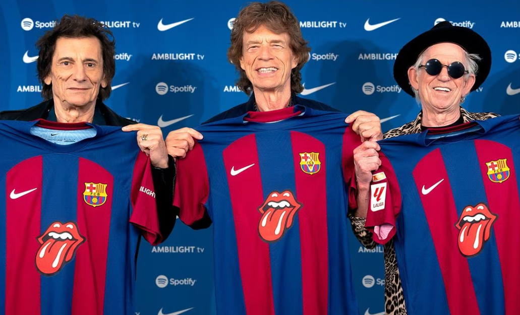 Los Rolling Stones hacen historia al colaborar con el FC Barcelona