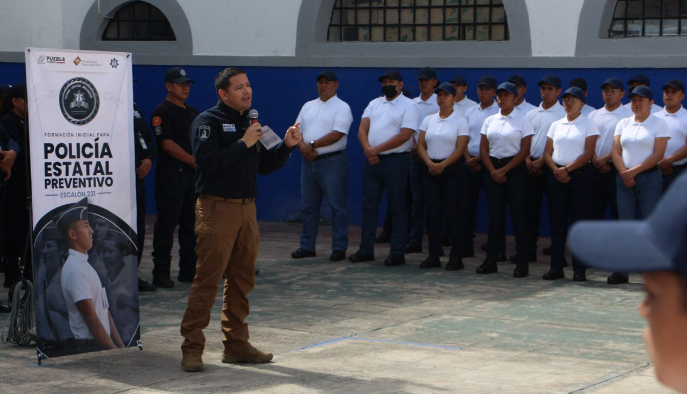 Inician más de 100 cadetes Curso de Formación para Policía Estatal