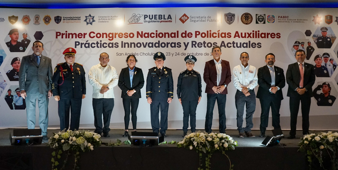 Puebla, referente nacional con «Primer Congreso de Policías Auxiliares»