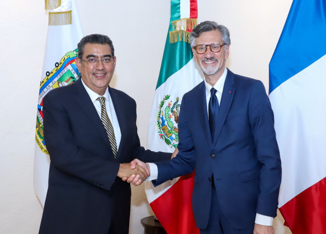 Recibirá Puebla inversión francesa en infraestructura de gas natural, anuncia Sergio Salomón