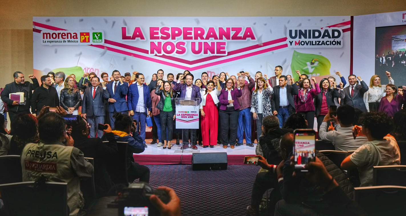 Sheinbaum señala la unidad en MORENA después de la encuesta