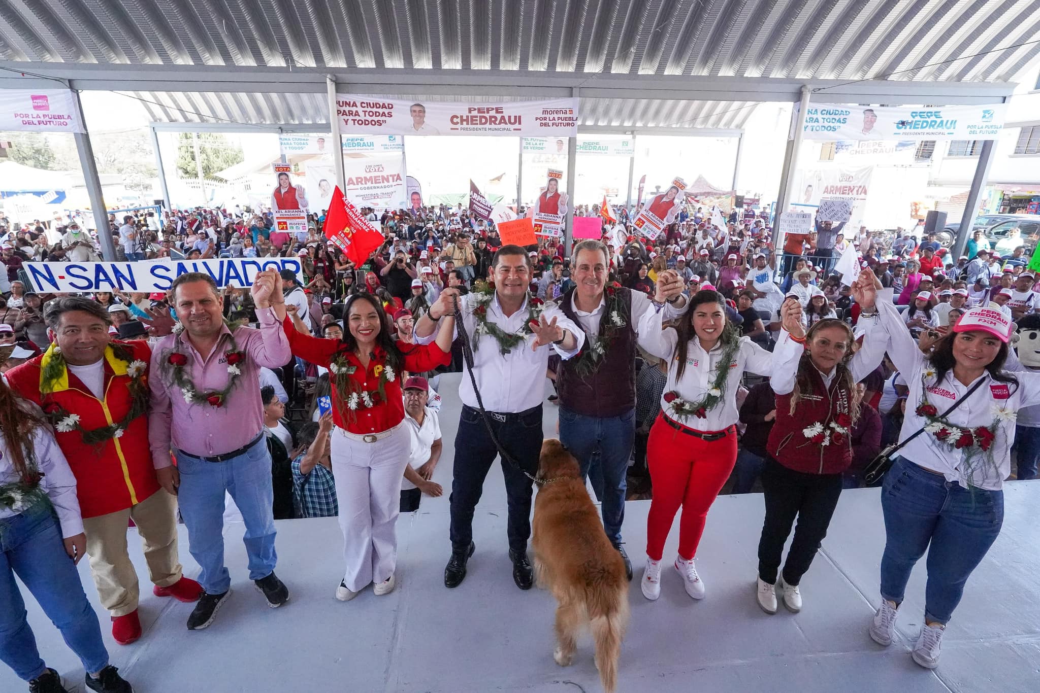 Promete Pepe Chedraui llevar el bienestar a cada rincón de Puebla Capital
