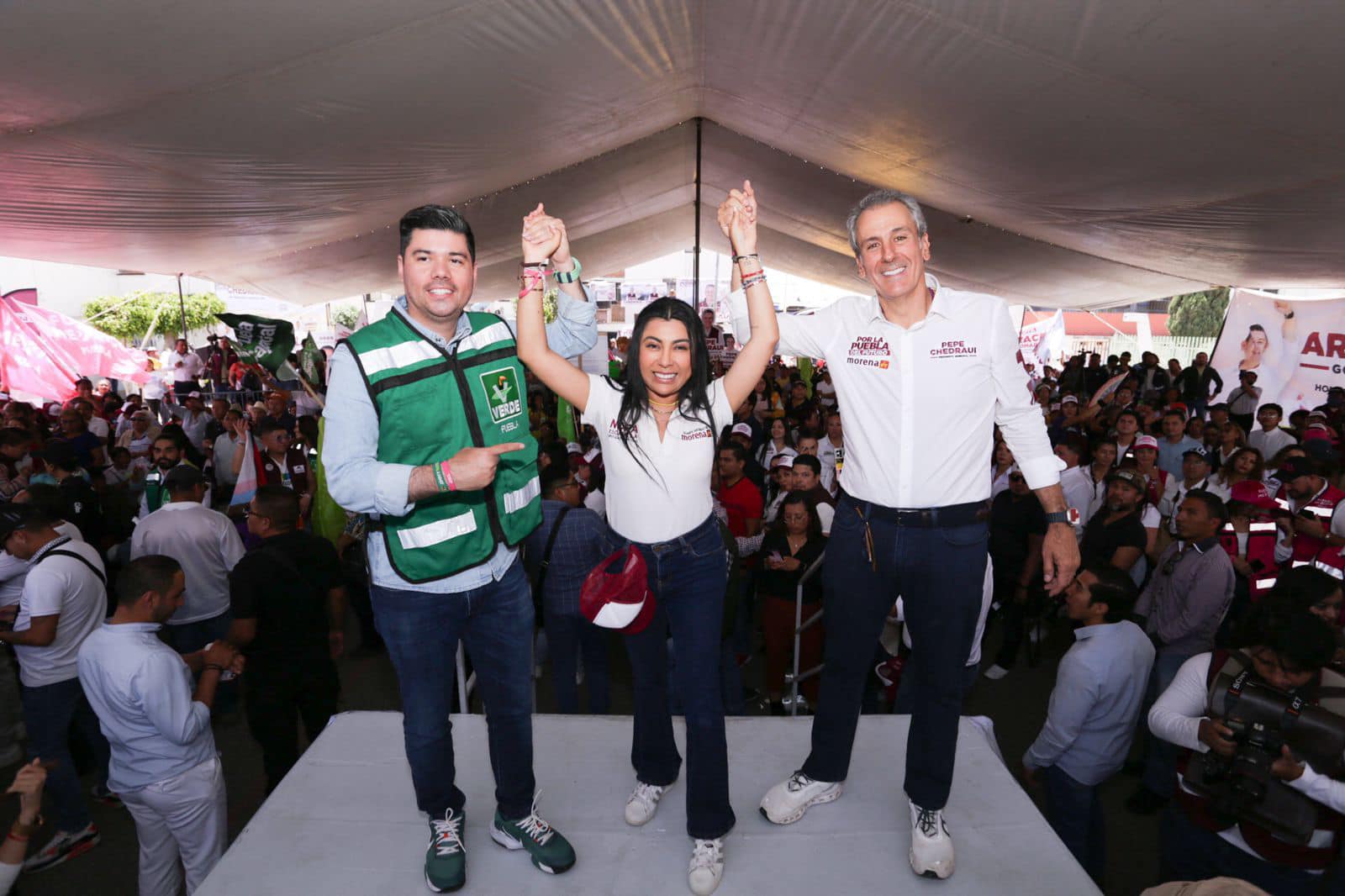 Nora Escamilla asegura que el sur de Puebla es de «Morena»