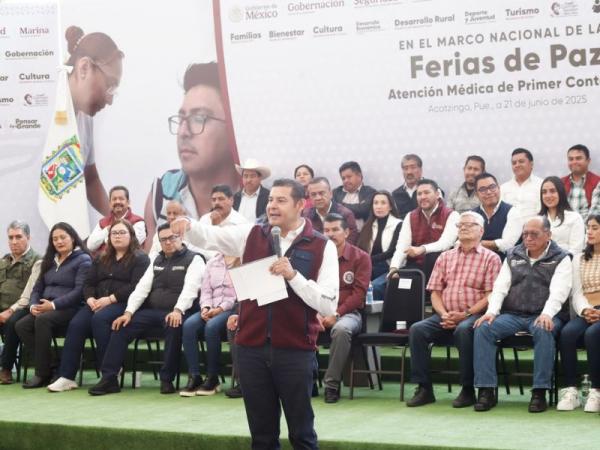 Gobierno de Puebla impulsa acciones de bienestar y progreso en Acatzingo