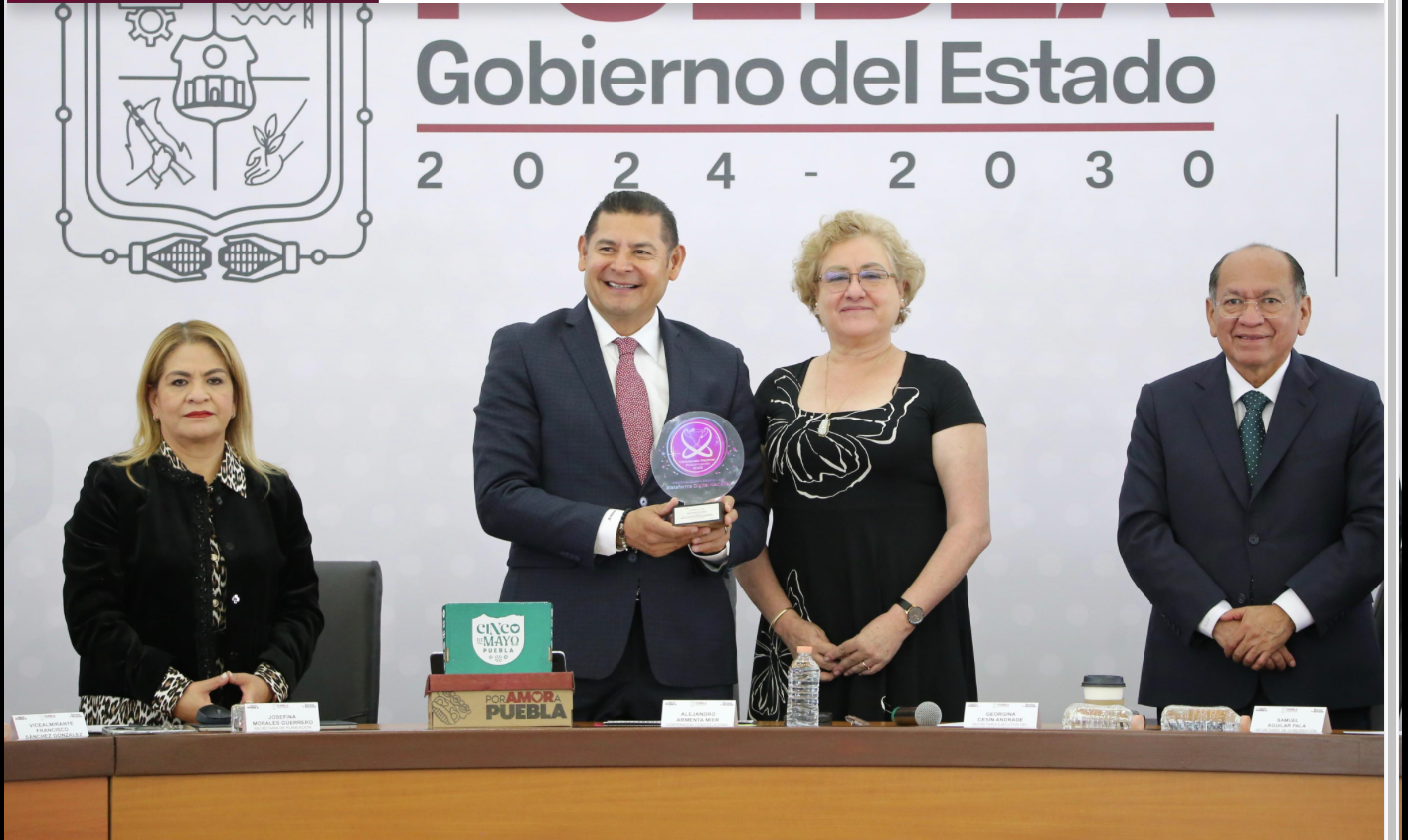 Por manejo transparente de recursos públicos, Gobierno de Puebla obtiene reconocimiento nacional