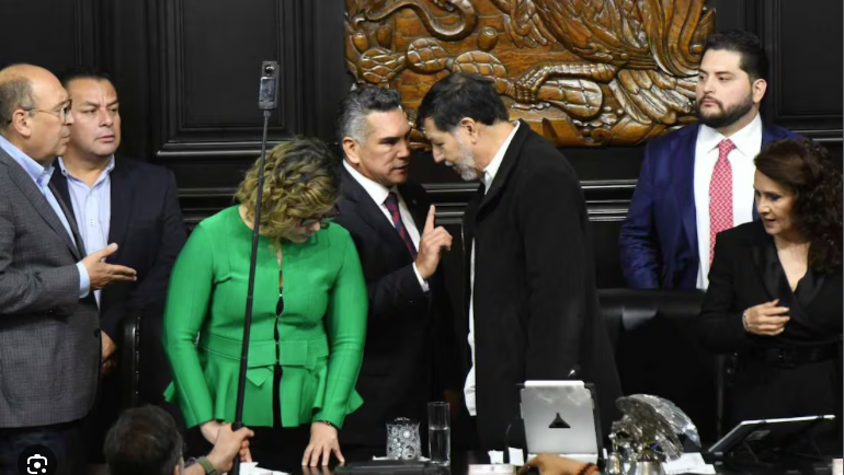 Tensión en el Senado: Alito Moreno y Noroña protagonizan enfrentamiento