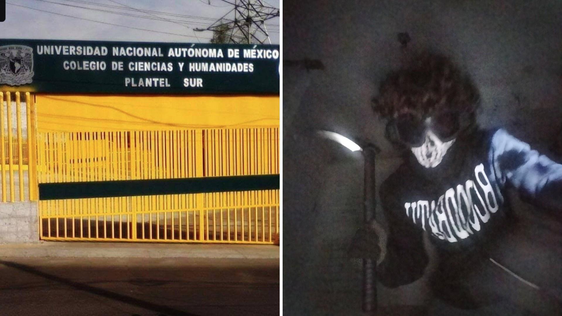 Tragedia en CCH Sur: Estudiante asesina a compañero, hiere a custodio e intenta suicidarse