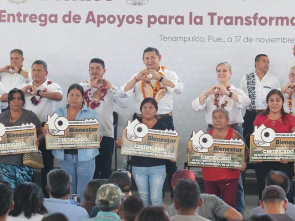 Insumos y tecnología para el campo impulsan soberanía alimentaria en Tenampulco: Armenta