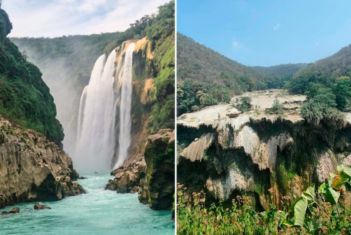 Extracción para riego y altas temperaturas secan la cascada de Tamul en SLP