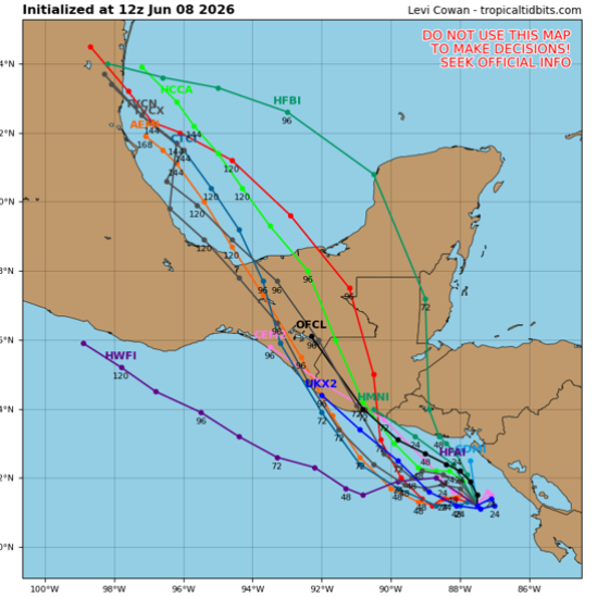 Tormenta tropical ‘Cristina’ mantiene en alerta a países de Centroamérica