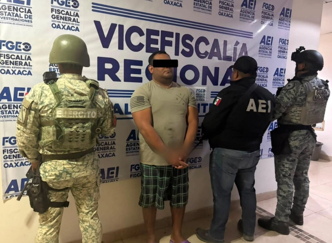 Capturan en Oaxaca a «El Tello», objetivo prioritario acusado de homicidios