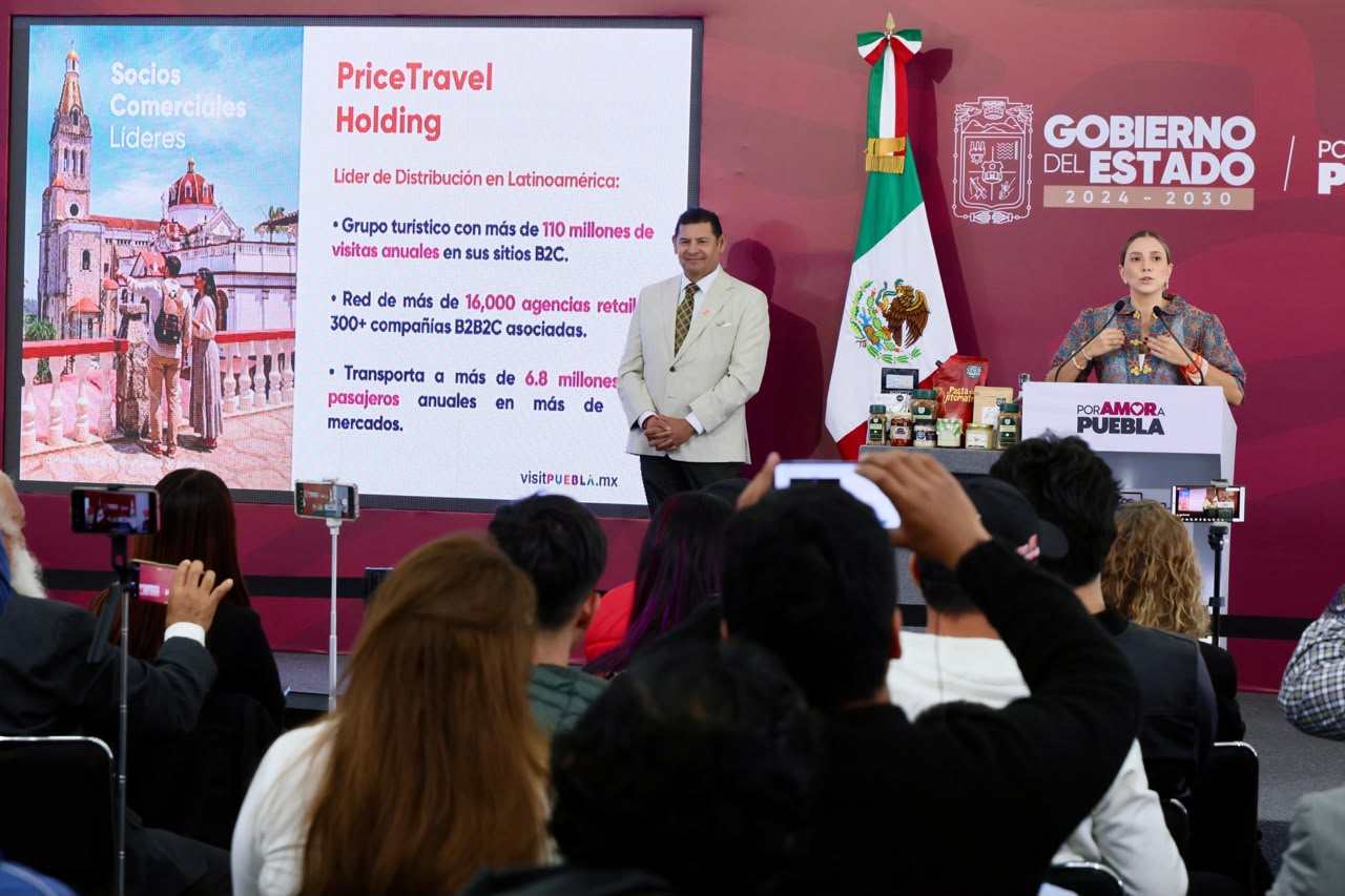 Turismo y riqueza comunitaria con mayor dinamismo económico en Puebla: Armenta Mier