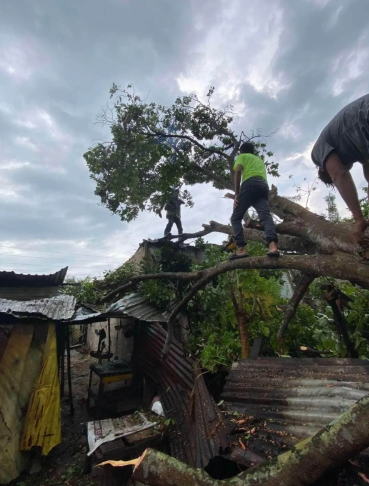 Fuerte tromba afecta sur de Veracruz; reportan daños materiales en Las Choapas y Coatzacoalcos