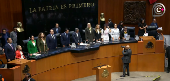 Higinio Martínez asume como nuevo presidente de la Mesa Directiva del Senado